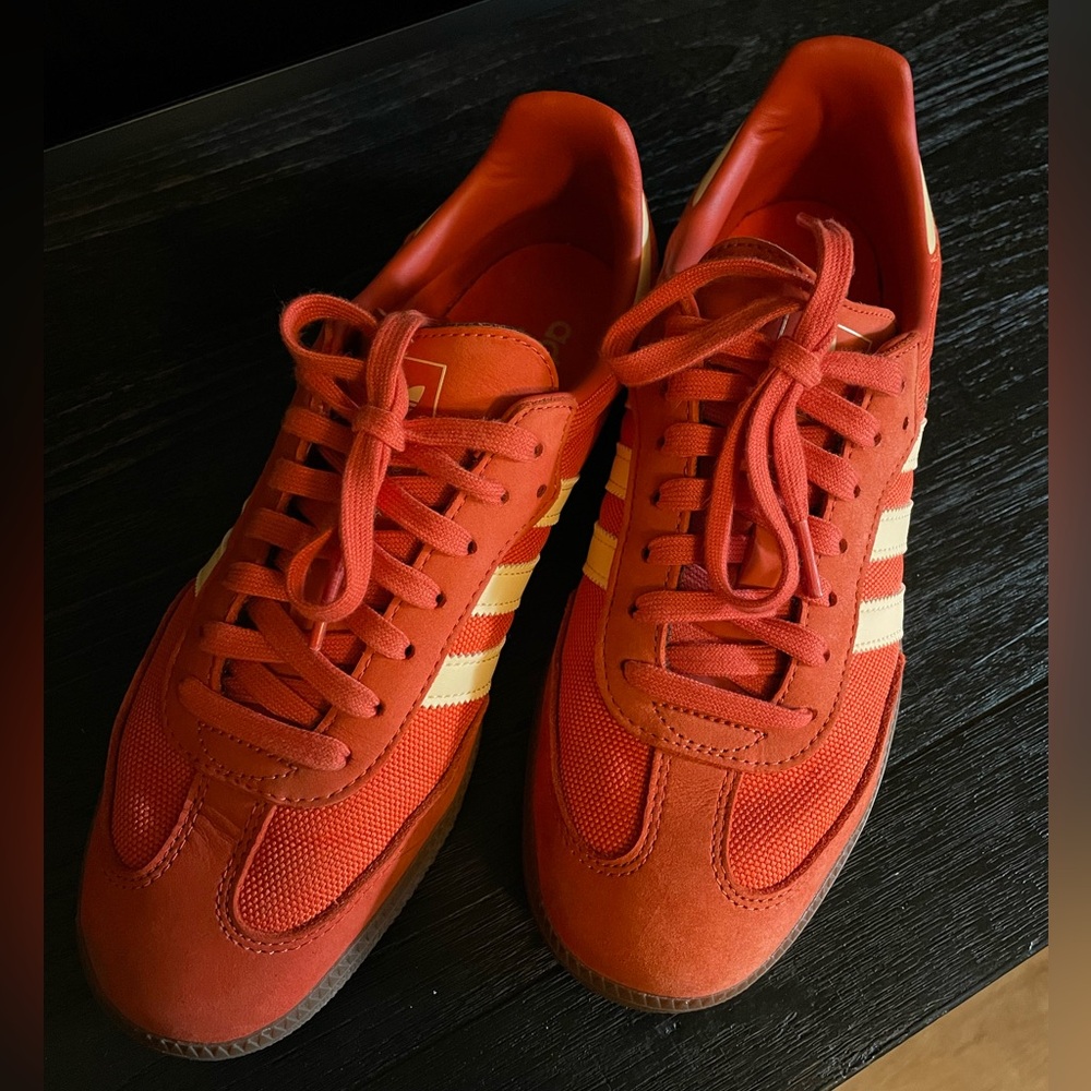 Adidas Samba - Orange and Cream Peach